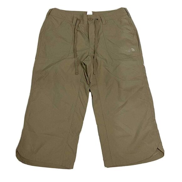 Northface Womens Bermuda Shorts Khaki Size 4‎ Hiking/outdoors - Picture 1 of 11